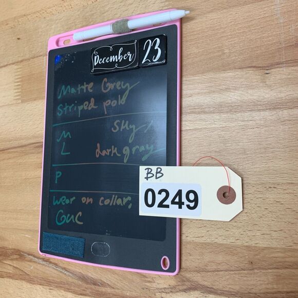 Matte Grey Polo Shirt Mens L Large Striped Stretch Side Seam Slit Short Sleeve - Picture 10 of 11